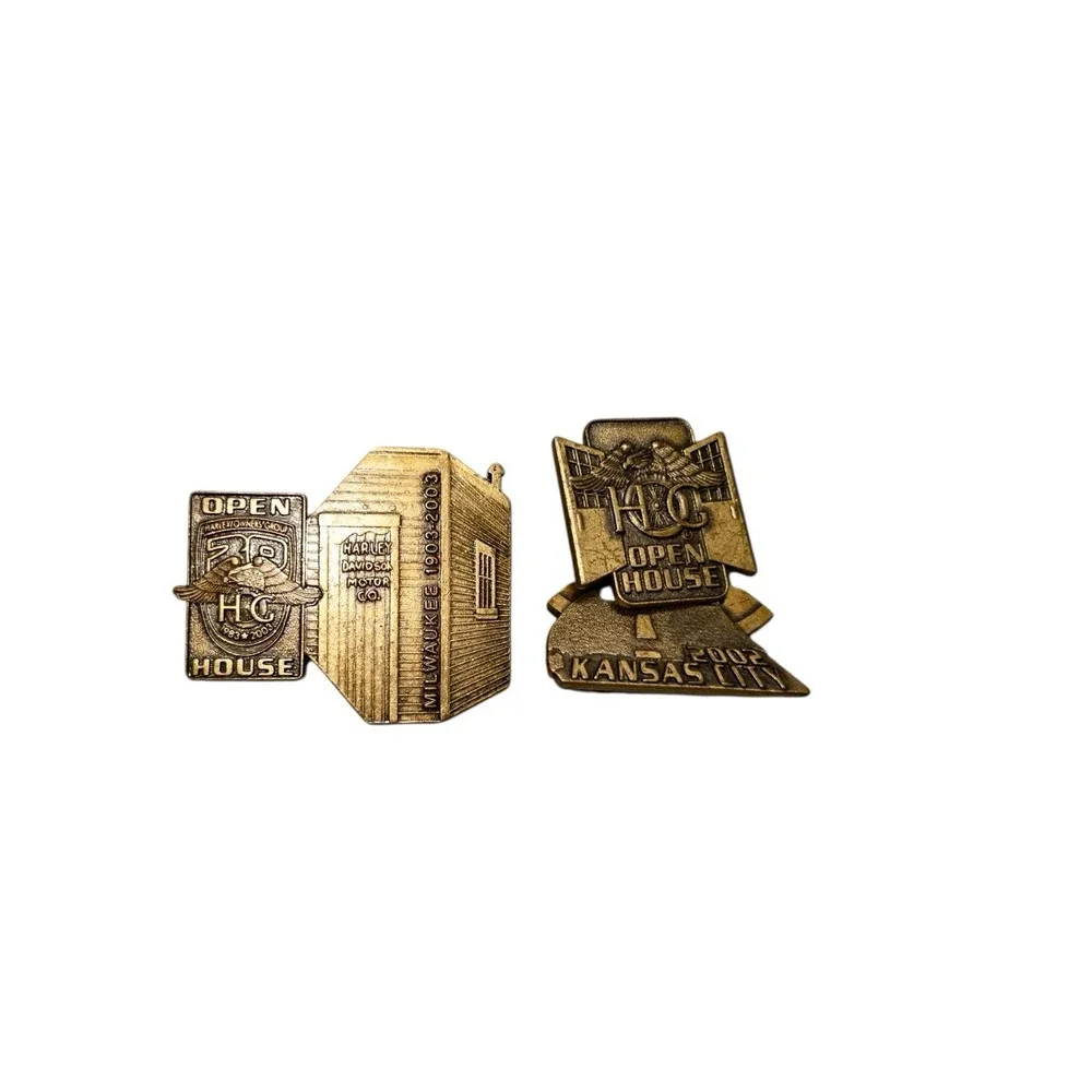 VTG Harley Davidson Owners‎ Group Open House Vest Pins 2020 2022